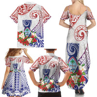 Happy Guam Santa Marian Kamalen Day Family Matching Summer Maxi Dress and Hawaiian Shirt LT05 - Polynesian Pride