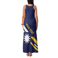 Personalised Happy Nauru Independence Day Family Matching Tank Maxi Dress and Hawaiian Shirt Polynesian Pattern LT05 - Polynesian Pride