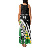 Custom New Zealand Central Districts Cricket Family Matching Tank Maxi Dress and Hawaiian Shirt With Maori Pattern LT05 - Polynesian Pride