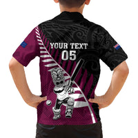 Custom New Zealand Northern Districts Cricket Family Matching Puletasi and Hawaiian Shirt With Maori Pattern LT05 - Polynesian Pride