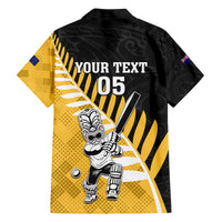 Custom New Zealand Wellington Cricket Family Matching Tank Maxi Dress and Hawaiian Shirt With Maori Pattern LT05 - Polynesian Pride