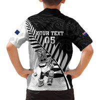 Custom New Zealand Cricket Hawaiian Shirt With Maori Pattern