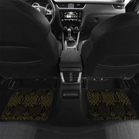 Happy Vanuatu Constitution Day Car Mats Flag Style With Sand Drawing Pattern