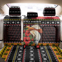 Papua New Guinea Christmas Back Car Seat Cover Bird Of Paradise Hamamas Krismas LT05 - Polynesian Pride