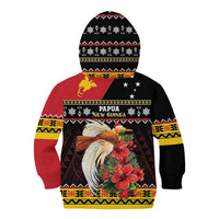 Papua New Guinea Christmas Kid Hoodie Bird Of Paradise Hamamas Krismas LT05 - Polynesian Pride