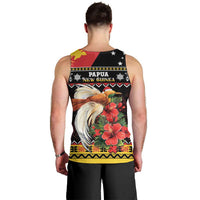 Papua New Guinea Christmas Men Tank Top Bird Of Paradise Hamamas Krismas LT05 - Polynesian Pride