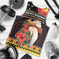 Papua New Guinea Christmas Men Tank Top Bird Of Paradise Hamamas Krismas LT05 - Polynesian Pride