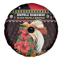 Papua New Guinea Christmas Spare Tire Cover Bird Of Paradise Hamamas Krismas LT05 - Polynesian Pride