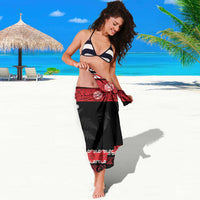 New Zealand Christmas Sarong Funny Santa Riding Kiwi Meri Kirihimete LT05 - Polynesian Pride