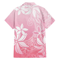 Tiare Tahiti Family Matching Summer Maxi Dress and Hawaiian Shirt Pink Polynesia Motifs LT05 - Polynesian Pride