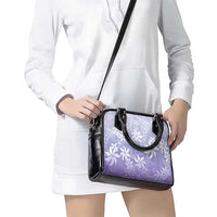 Tiare Tahiti Shoulder Handbag Purple Polynesia Motifs - Polynesian Pride