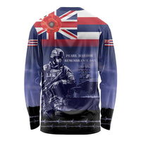 Hawaii Pearl Harbor Remembrance Day Long Sleeve Shirt Flag Style