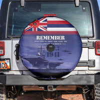 Hawaii Pearl Harbor Remembrance Day Spare Tire Cover Flag Style