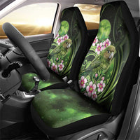 New Zealand Aotearoa Kakapo Car Seat Cover Maori Pattern With Manuka Galaxy Style - Polynesian Pride