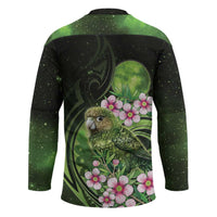 New Zealand Aotearoa Kakapo Hockey Jersey Maori Pattern With Manuka Galaxy Style - Polynesian Pride