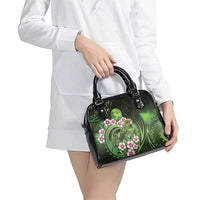 New Zealand Aotearoa Kakapo Shoulder Handbag Maori Pattern With Manuka Galaxy Style - Polynesian Pride