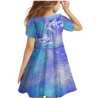 Couple Blue Sea Turtle Heart Love Family Matching Mermaid Dress and Hawaiian Shirt LT05 - Polynesian Pride