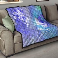 Couple Blue Sea Turtle Heart Love Quilt LT05 - Polynesian Pride