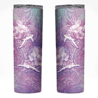 Couple Sea Turtle Love Give Us A Fairytale Skinny Tumbler LT05 Pink - Polynesian Pride