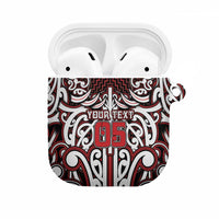 Custom Aotearoa Ngapuhi AirPods Case Maori Tribal Pattern Mix Poutama