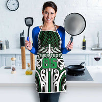 Custom Aotearoa Ngai Tahu Apron Maori Tribal Pattern Mix Poutama LT05 - Polynesian Pride