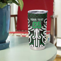 Custom Aotearoa Ngai Tahu Tumbler Cup Maori Tribal Pattern Mix Poutama