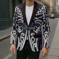 Custom Aotearoa Ngati Tuwharetoa Blazer Maori Tribal Pattern Mix Poutama