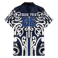 Custom Aotearoa Ngati Tuwharetoa Family Matching Off Shoulder Short Dress and Hawaiian Shirt Maori Tribal Pattern Mix Poutama LT05 - Polynesian Pride