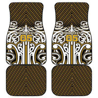 Custom Aotearoa Taranaki Car Mats Maori Tribal Pattern Mix Poutama
