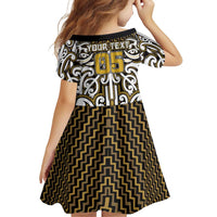 Custom Aotearoa Taranaki Family Matching Summer Maxi Dress and Hawaiian Shirt Maori Tribal Pattern Mix Poutama LT05 - Polynesian Pride