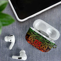 Custom Aotearoa Tuhoe AirPods Case Maori Tribal Pattern Mix Poutama