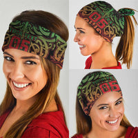 Custom Aotearoa Tuhoe Neck Gaiter Maori Tribal Pattern Mix Poutama