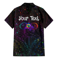I See Your True Colors Personalised Family Matching Mermaid Dress and Hawaiian Shirt Autism Awareness LT05 - Polynesian Pride