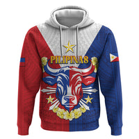 Personalised Philippines Independence Day Hoodie Maligayang Araw ng Kalayaan Filipino Carabao LT05 Pullover Hoodie Red - Polynesian Pride
