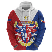 Personalised Philippines Independence Day Hoodie Maligayang Araw ng Kalayaan Filipino Carabao LT05 - Polynesian Pride