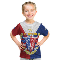 Personalised Philippines Independence Day Kid T Shirt Maligayang Araw ng Kalayaan Filipino Carabao LT05 Red - Polynesian Pride