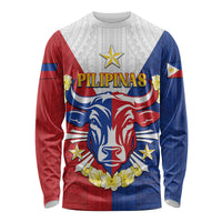 Personalised Philippines Independence Day Long Sleeve Shirt Maligayang Araw ng Kalayaan Filipino Carabao LT05 Unisex Red - Polynesian Pride