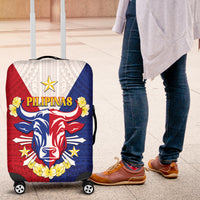 Philippines Independence Day Luggage Cover Maligayang Araw ng Kalayaan Filipino Carabao LT05 Red - Polynesian Pride