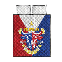 Philippines Independence Day Quilt Bed Set Maligayang Araw ng Kalayaan Filipino Carabao LT05 - Polynesian Pride