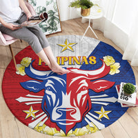 Philippines Independence Day Round Carpet Maligayang Araw ng Kalayaan Filipino Carabao LT05 - Polynesian Pride