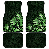 Matariki New Zealand Car Mats Maori Pattern Green Galaxy