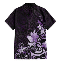 Matariki New Zealand Family Matching Mermaid Dress and Hawaiian Shirt Maori Pattern Purple Galaxy LT05 - Polynesian Pride