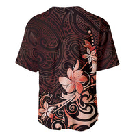 Matariki New Zealand Baseball Jersey Maori Pattern Red Galaxy