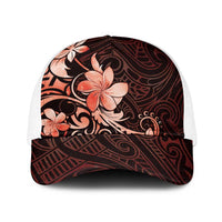 Matariki New Zealand Baseball Net Cap Maori Pattern Red Galaxy