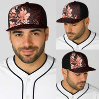 Matariki New Zealand Baseball Net Cap Maori Pattern Red Galaxy