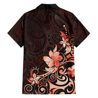 Matariki New Zealand Family Matching Short Sleeve Bodycon Dress and Hawaiian Shirt Maori Pattern Red Galaxy LT05 - Polynesian Pride