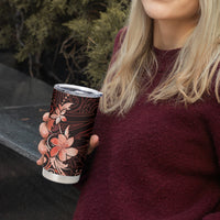 Matariki New Zealand Tumbler Cup Maori Pattern Red Galaxy