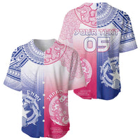 Custom Northern Mariana Islands And Japan Together Baseball Jersey LT05 - Polynesian Pride