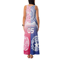 Custom Northern Mariana Islands And Japan Together Family Matching Tank Maxi Dress and Hawaiian Shirt LT05 - Polynesian Pride