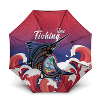 Guam Blue Marlin Fishing Umbrella Polynesian Style